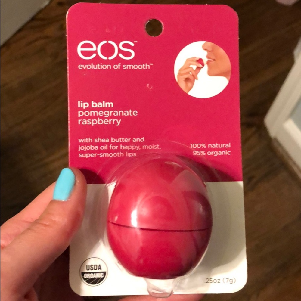 EOS chapstick pomegranate raspberry never opened!